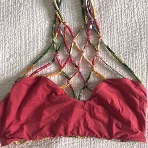 REVERSIBLE SAN LORENZO BIKINI HALTER TOP💛💛